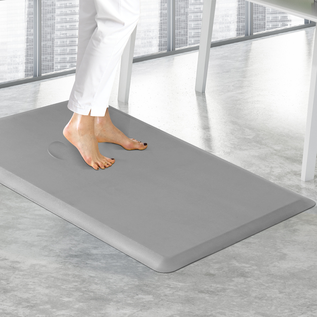 抗疲劳站立垫防滑舒适厨房办公用垫子灰色棕色黑色50cm x 80cm适合长时间站立减轻身体压力