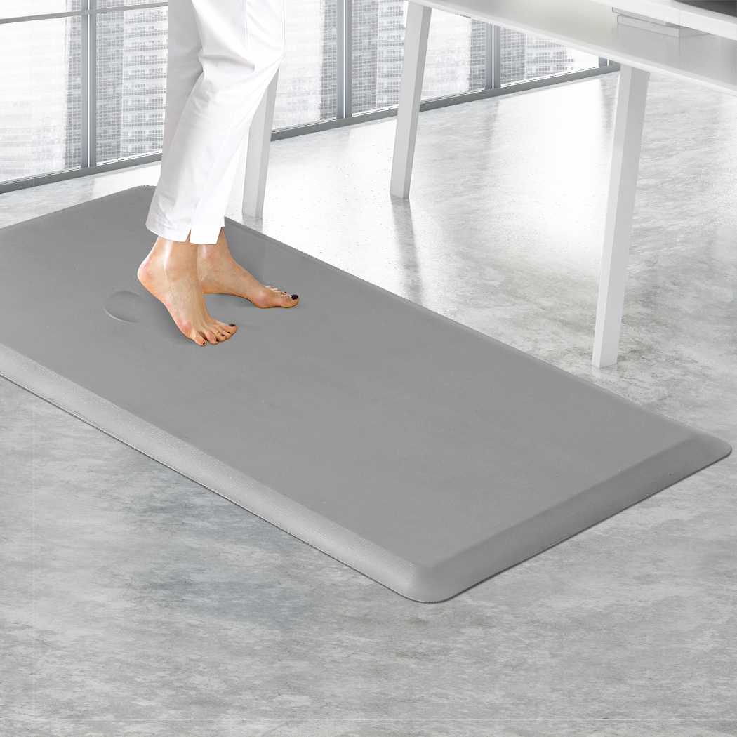 抗疲劳站立垫防滑舒适厨房办公用垫子灰色棕色黑色50cm x 80cm适合长时间站立减轻身体压力