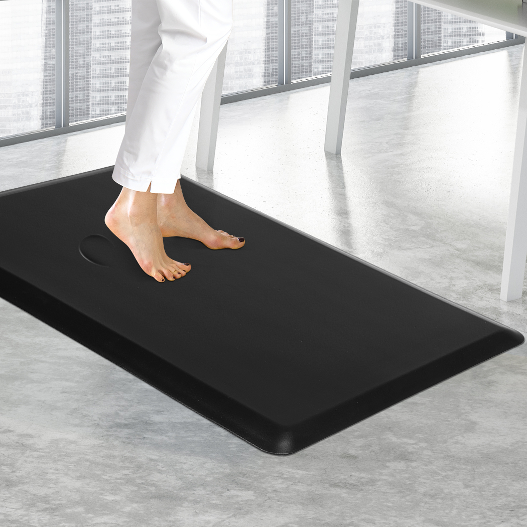 抗疲劳站立垫防滑舒适厨房办公用垫子灰色棕色黑色50cm x 80cm适合长时间站立减轻身体压力