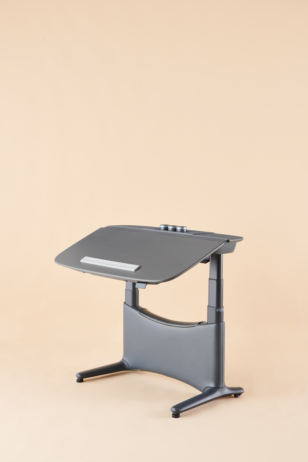 可调节升降书桌 适合小空间 家庭办公学习 Ergonomic设计 省空间 现代简约风格 白色 1200x720mm