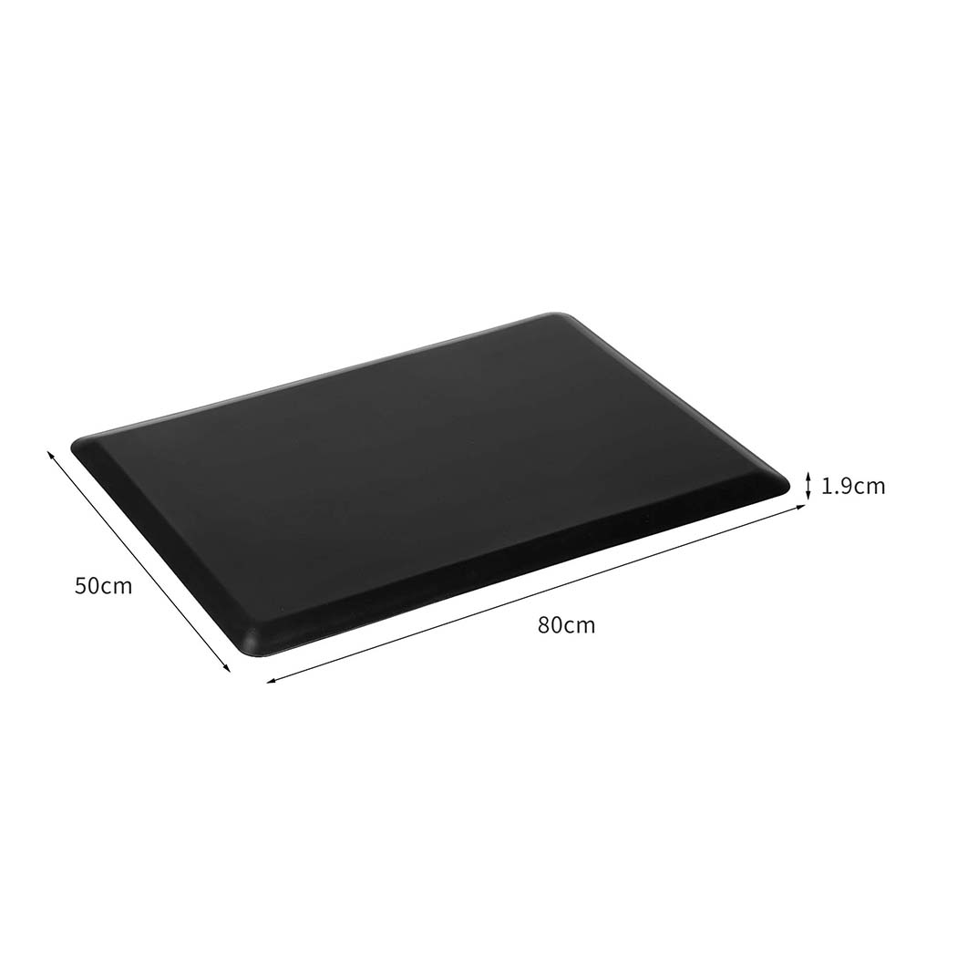 抗疲劳站立垫防滑舒适厨房办公用垫子灰色棕色黑色50cm x 80cm适合长时间站立减轻身体压力
