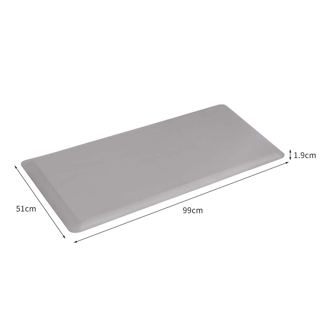 抗疲劳站立垫防滑舒适厨房办公用垫子灰色棕色黑色50cm x 80cm适合长时间站立减轻身体压力