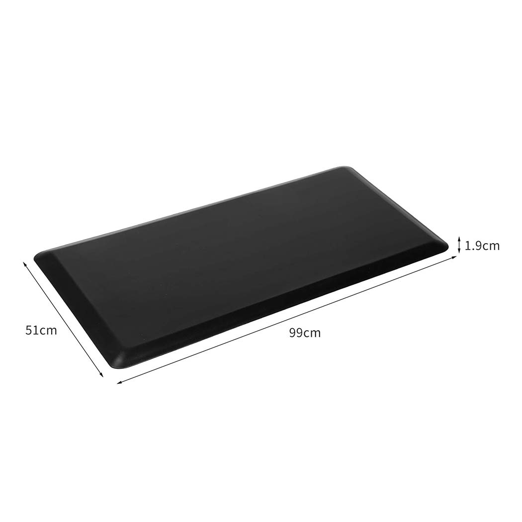 抗疲劳站立垫防滑舒适厨房办公用垫子灰色棕色黑色50cm x 80cm适合长时间站立减轻身体压力