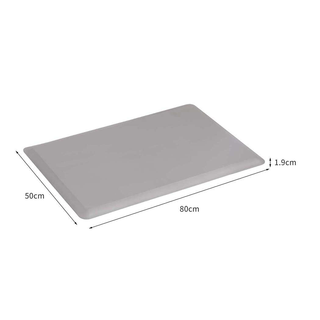 抗疲劳站立垫防滑舒适厨房办公用垫子灰色棕色黑色50cm x 80cm适合长时间站立减轻身体压力